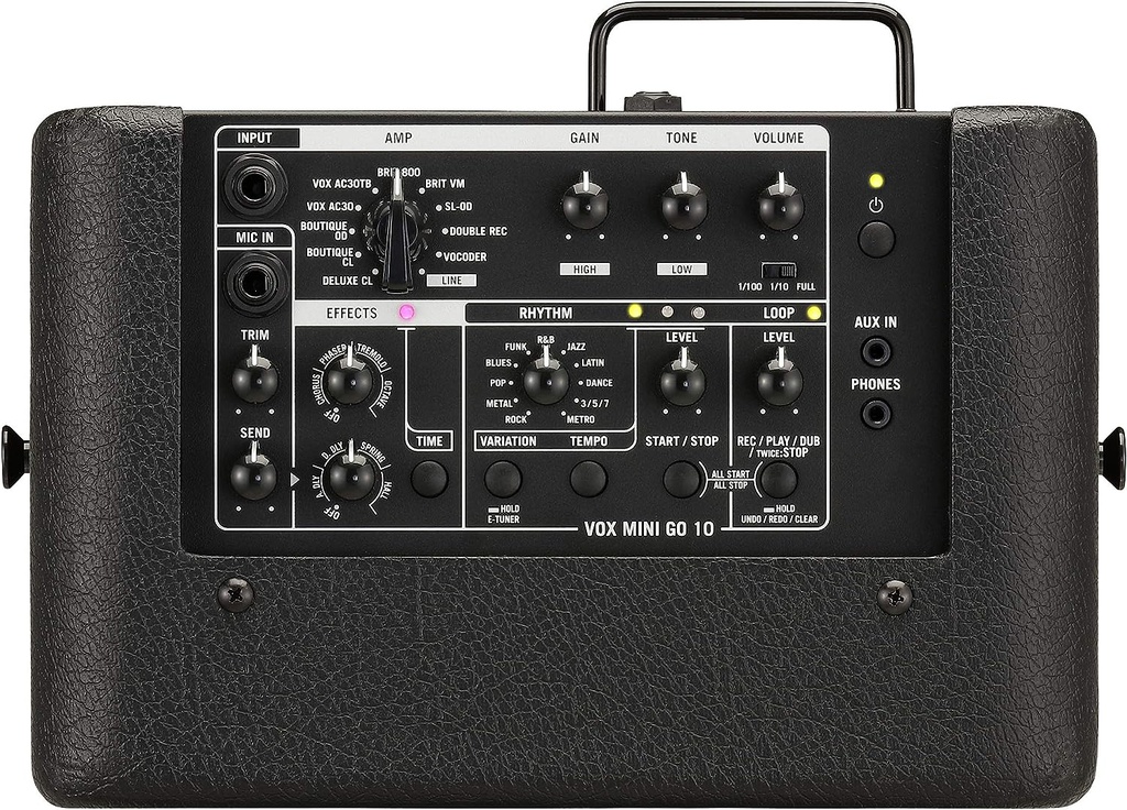 Combo VOX Portable Para Guitarra 10 W Con Efectos