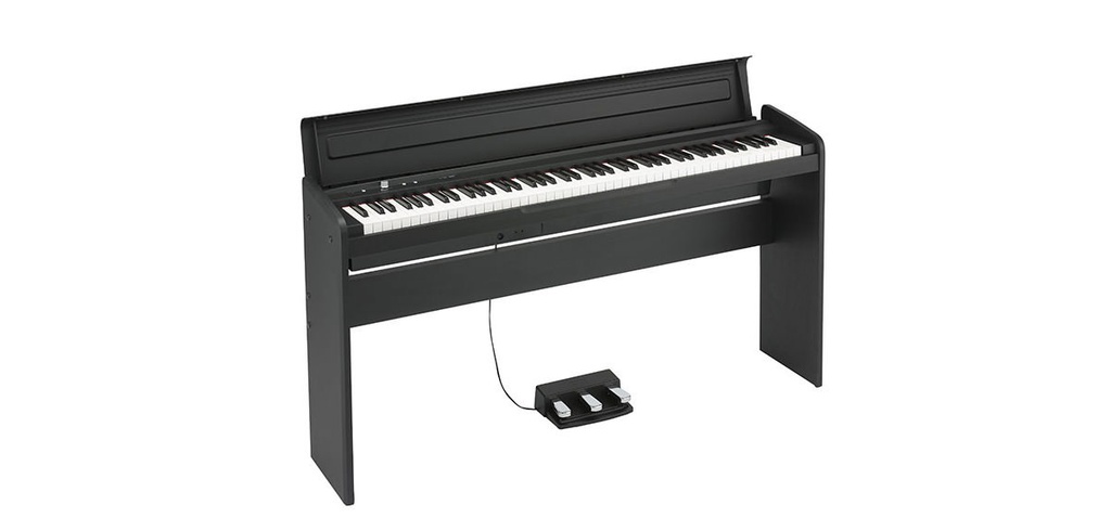 Piano Digital Korg Negro Con Muble, Tetlas Pesadas y Pedales