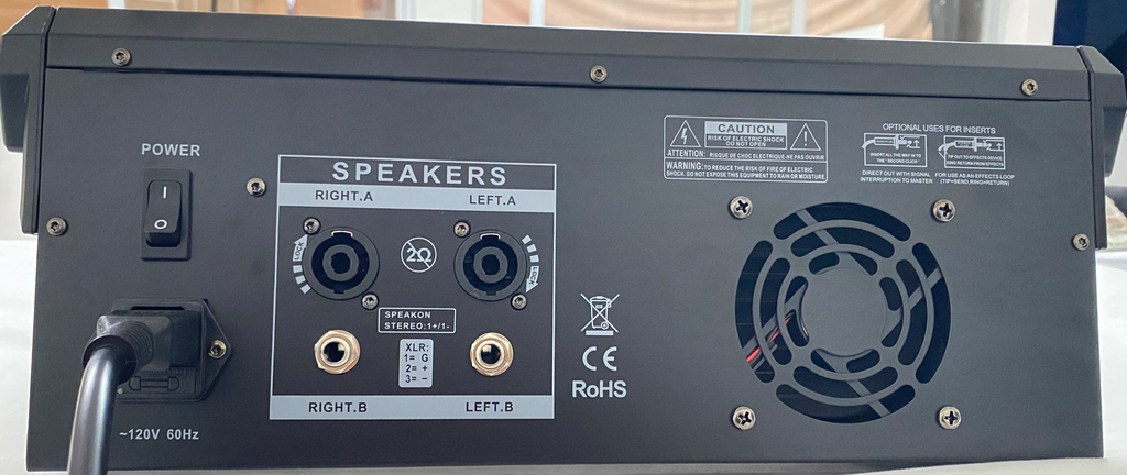 Consola H&L De 8 Canales Stereo 280w 8MA