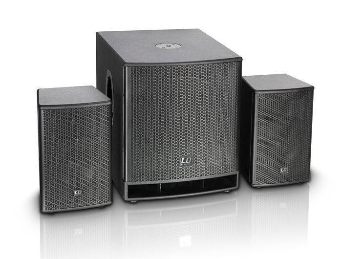 Sistema De Audio 1Sub 15" Y 2 Sat. 8"