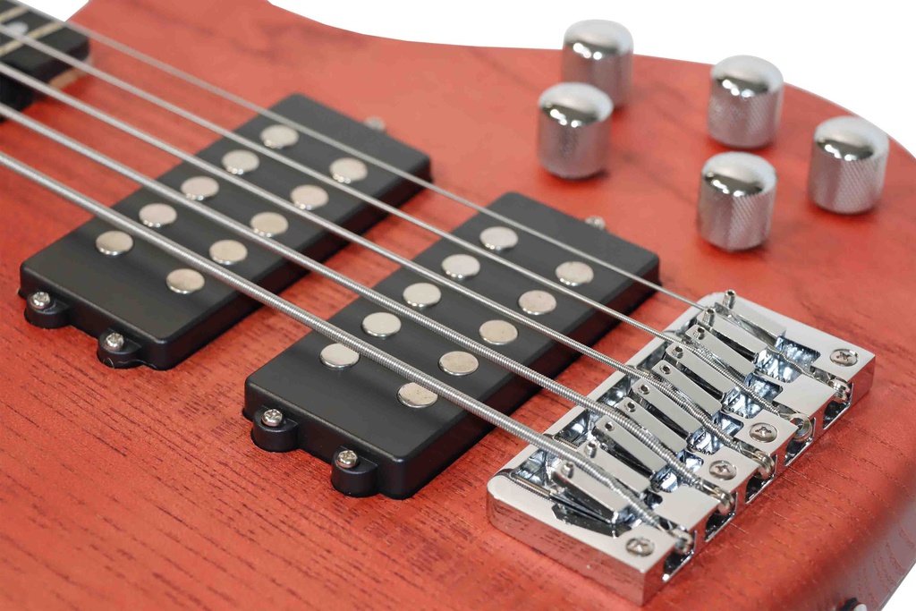 Bajo Electrico Symphonic 5Cdas RD C/Funda BS200-NA RD