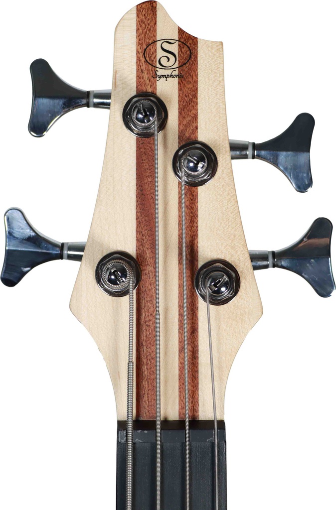 Bajo Electrico Symphonic Activo Con Funda Rojo