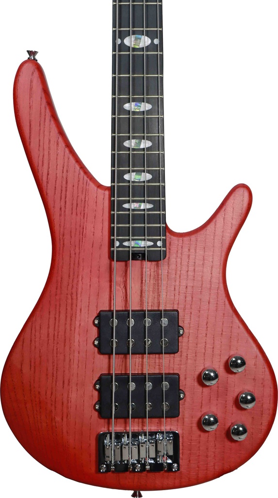 Bajo Electrico Symphonic Activo Con Funda Rojo