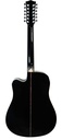 Guitarra Docerola Eacustica Symphonic Negra J-20CE BLK