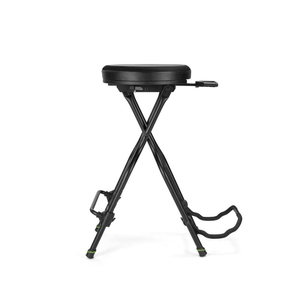 Asiento Para Guitarrista Gravity Con Soporte Para Guitarra