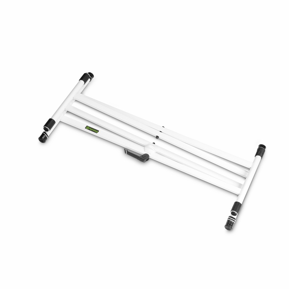 Atril Para Teclado Doble Tijera Blanco Gravity(4)