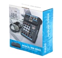 Mezcladora 4Ch. BT, PC,USB,Efectos