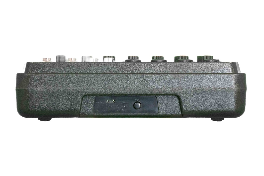 Mezcladora 6 Canales Bluetooth, PC, USB, Efectos