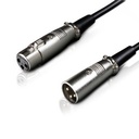 Microfono De Mano Dinamico LD y Cable XLR De 4.5 Mtr
