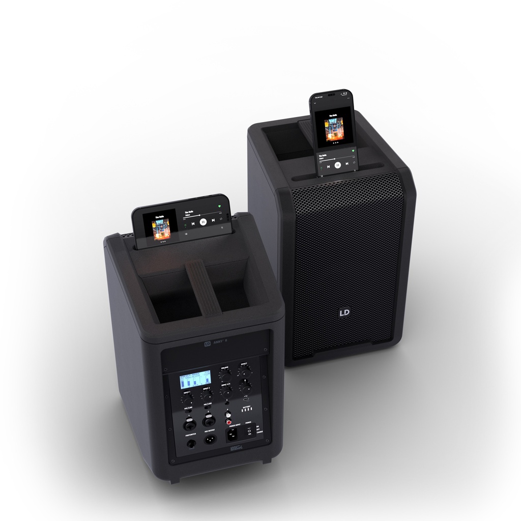 Sistema De Audio Compacto Mezc, Bluetooth Bateria