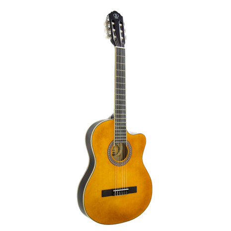 Guit. Clasica Cuerpo Delgada Amarilla