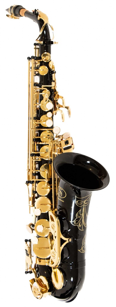Sax Alto Symphonic Negro C/Dorado