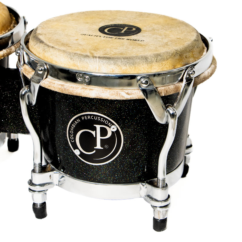 Bongo Cp Fibra De Vidrio Color Negro Escarcha
