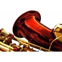 Sax Alto Symphonic Negro C/Dorado Tone Eb Key High F# AS-07