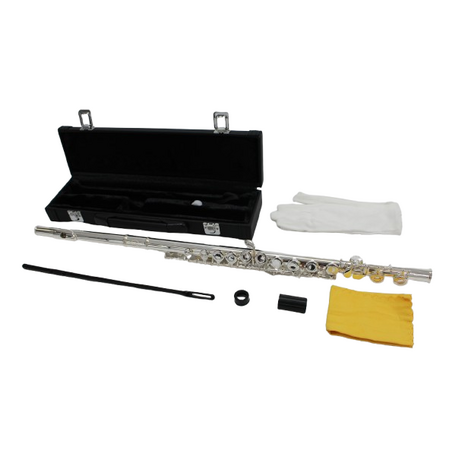 Flauta Transversal Symphonic Niquelada16 Llaves En Do FL-6248N
