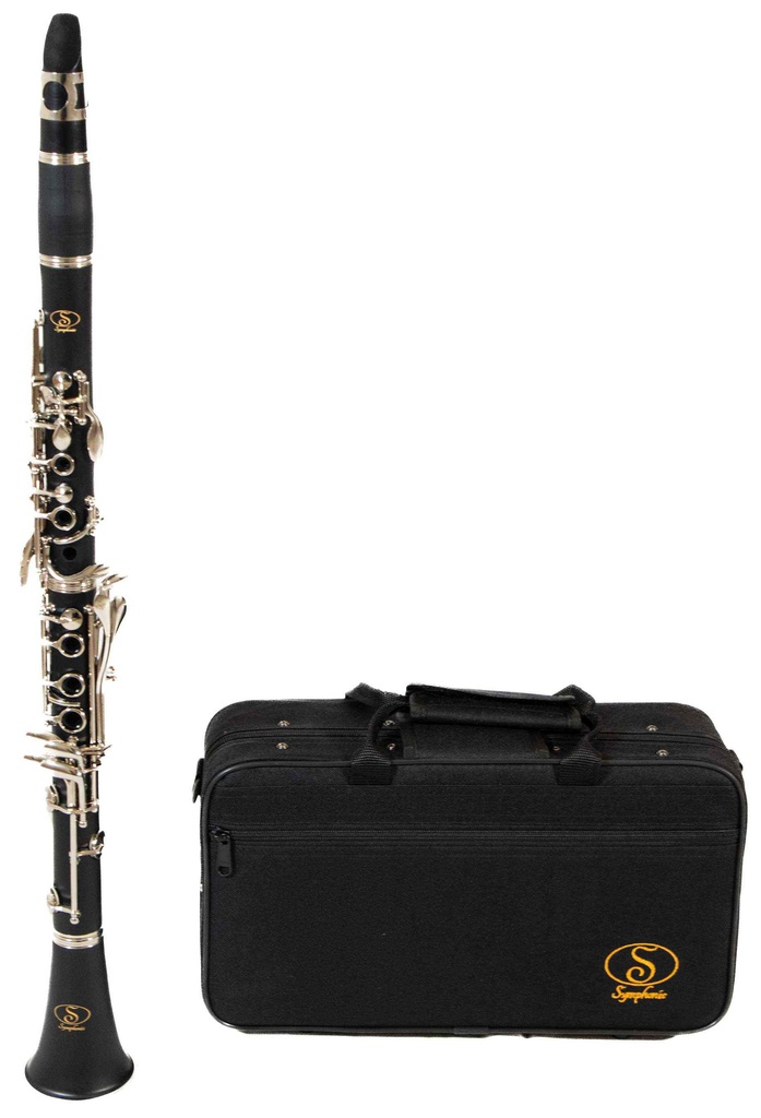 Clarinete ABS 17key Negro Bb Nickel Plated