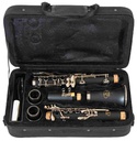 Clarinete ABS 17key Negro Bb Nickel Plated