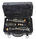 Clarinete Baquelita En Sib17 Llaves y Estuche