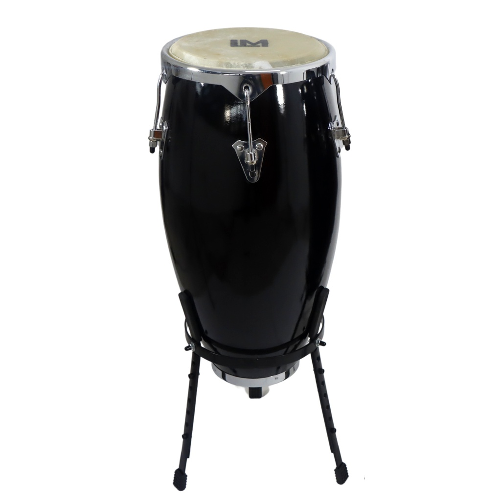 Congas LM Drums Negras de 10"y 11" de Fibra