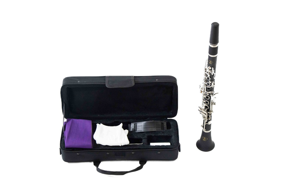 Clarinete Requinto Eb 17 Llaves Nickel Plateado