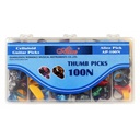 Caja Con 100 Uñas Para Dedo Pulgar AP-100N