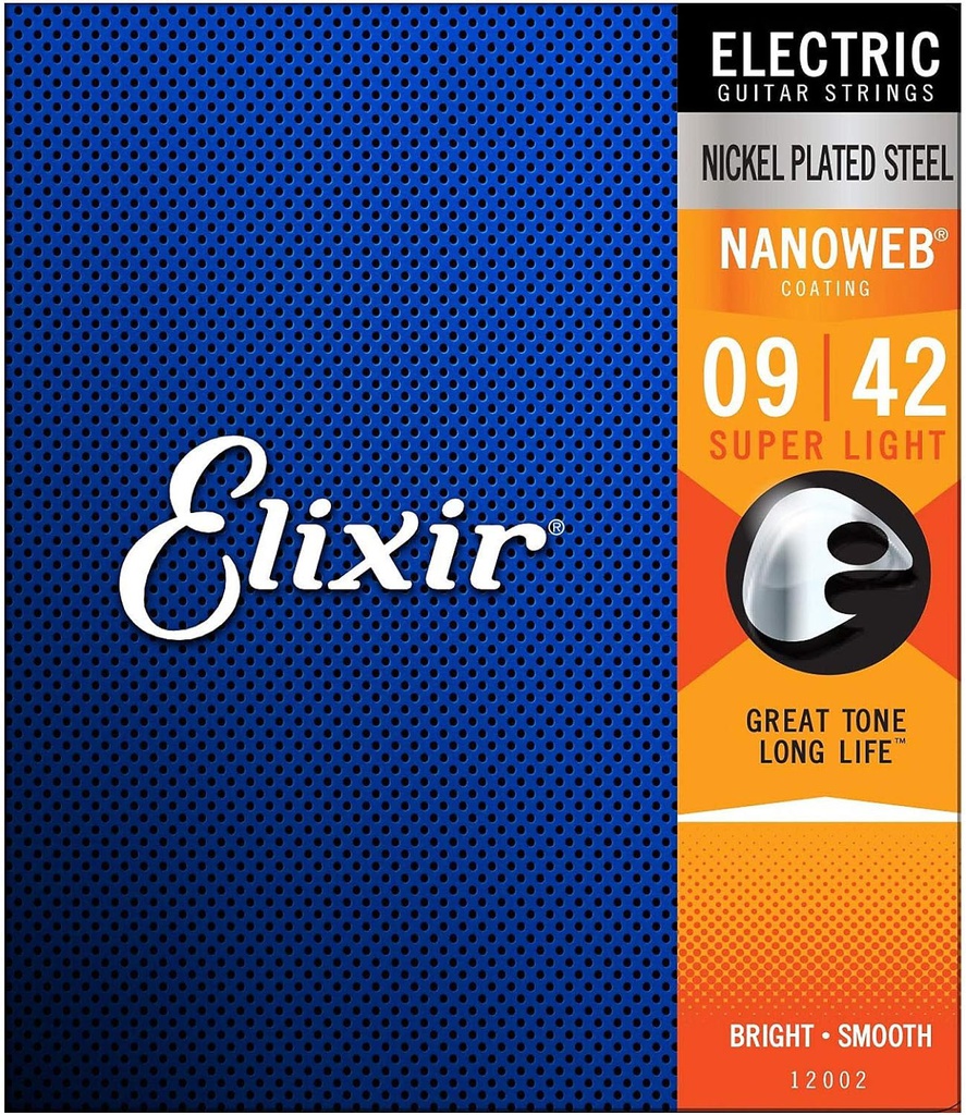 Juego de Cuerdas Para Guitarra Electrica Elixir 12002