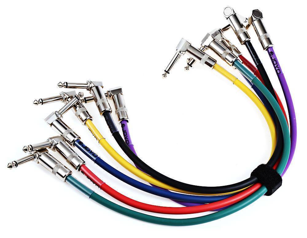 Cables Paquete de 6 Pzas Plug A Plug De 30 Cm