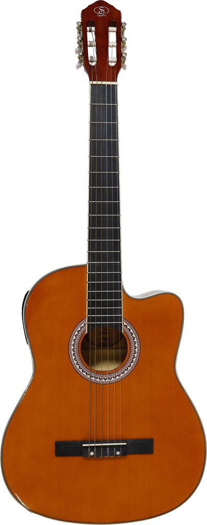 Guitarra Electro-clasica Symphonic Amarilla-- EC3920CE YW