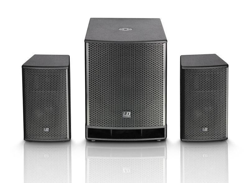 Sistema De Audio Activo LD 1 Sub18" y 2 Sat.10"