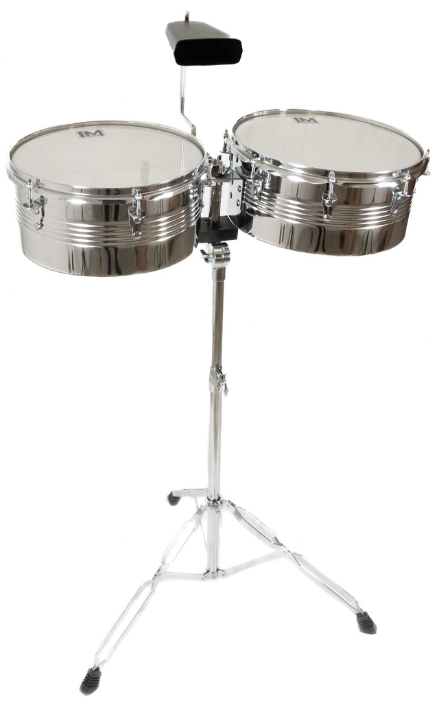 Timbales De 14" Y 15", Atril y Cencerro  TM-2