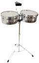 Timbales De 14" Y 15", Atril y Cencerro  TM-2