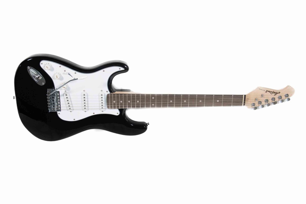 Guitarra Electrica Aria STG-003 Negra Zurda