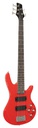 Bajo Symphonic De 5 Cuerdas Rojo