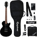 Paquete De Guitarra Electrica Epiphone Les Paul BK