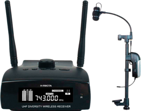 Microfono Para Sax o Guitarra Acústica UHF H-R8GTA