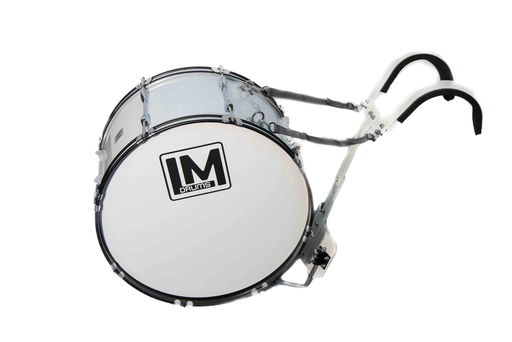 Bombo De Marcha 22X12 Blanca LM-- MB-2212WH