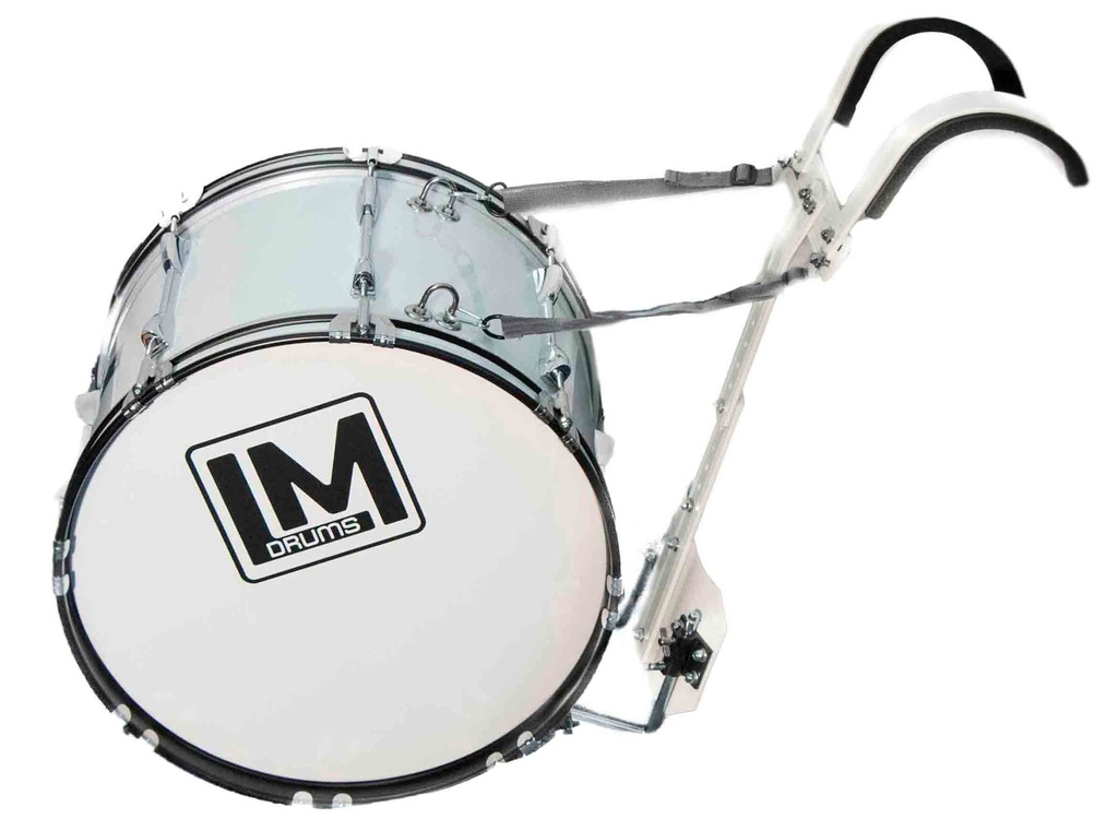 Bombo De Marcha 20"X12" Blanca