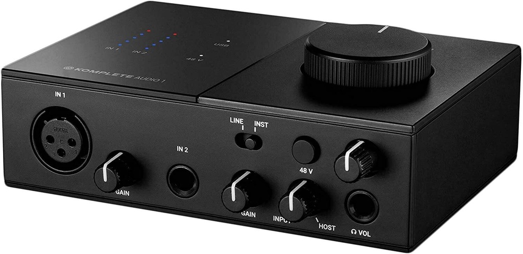 Interfaz de Audio 2 Entradas 2.0 usb Native