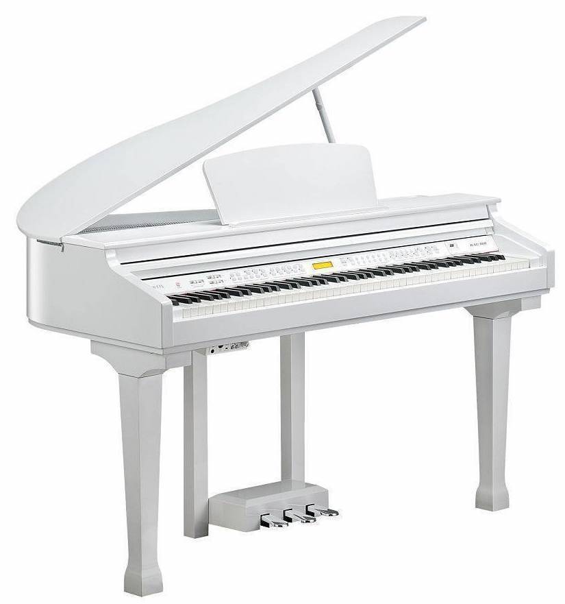 Piano de Cola Kurzweil KAG100 acabado Blanco Brillante