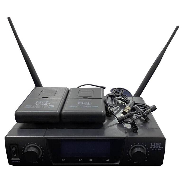 Micrófonos De Diadema Doble Digitales UHF  HL-22D