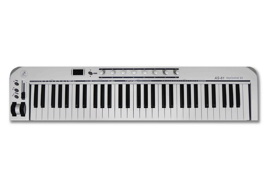 Teclado Controlador Symphonic Midi Usb De 61Teclas-- AS-61