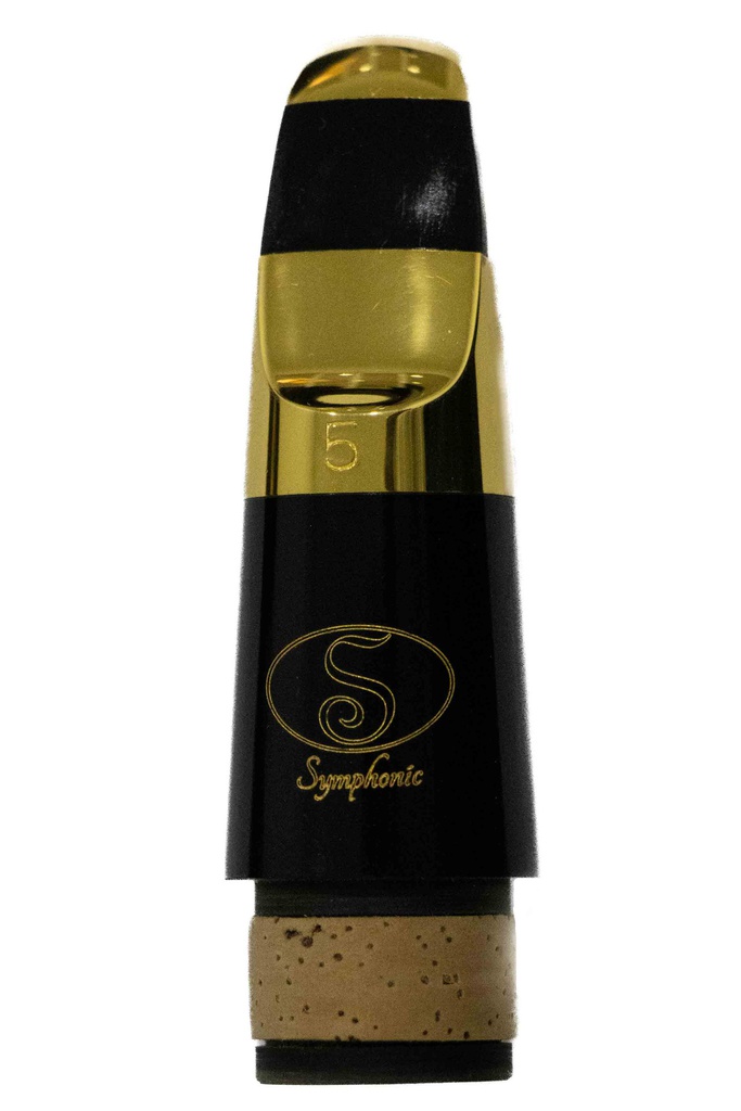 Boquilla Para Clarinete Symphonic Dorada Con Abrazadera BO-A
