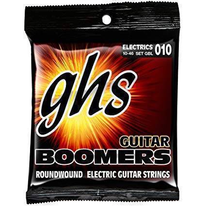 Juego de Cuerdas Para Guitarra Eléctrica 6 Juegos Boomer 010-046 GHS