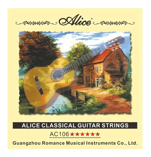 Juego De Cuerdas Para Guitarra Acustica Nylon AC106N
