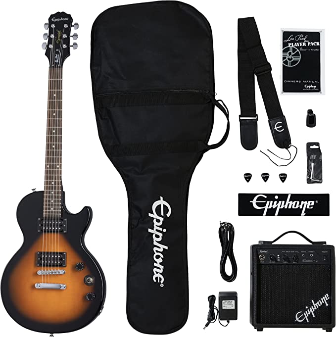 Paquete De Guitarra Electrica Epiphone Les Paul PPEG-EGL1VSCH1