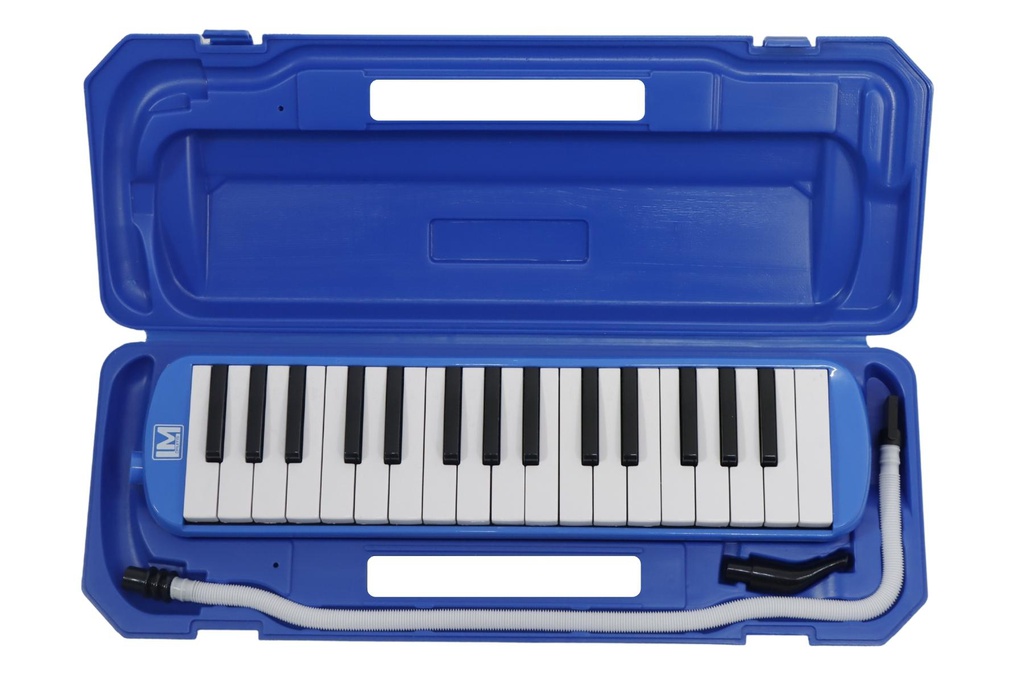 Melodica De 32 Teclas Azul C-ESTUCHE  MD-32K