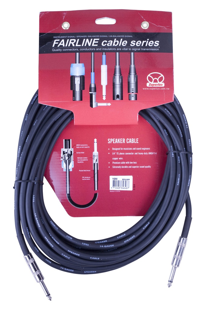 Cable Para Bafle Plug A Plug De 15mtr  SFS15PP