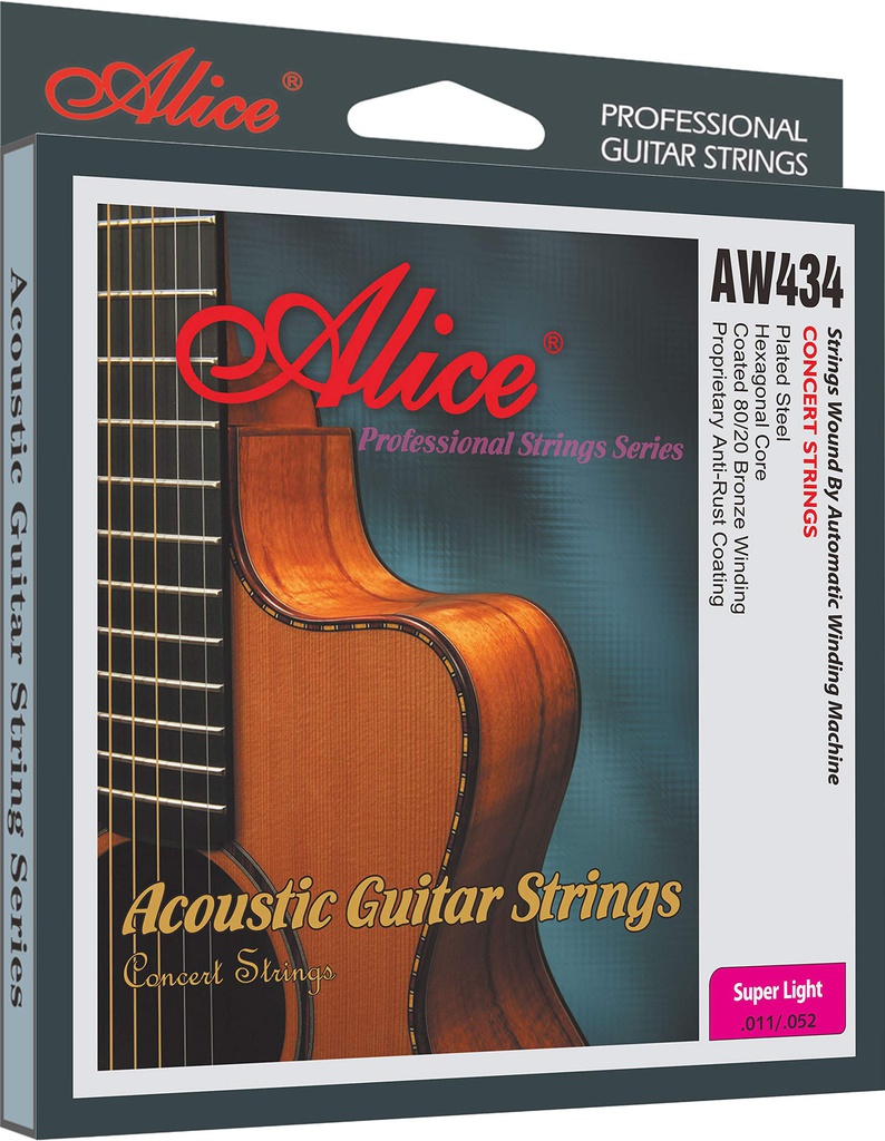 Juego De Cuerdas Para Guitarra Acustica, Bronce 011-052