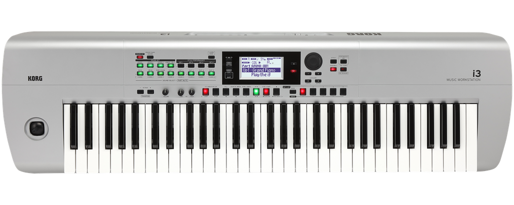 Teclado Korg Workstation completo con 61 teclas Platado