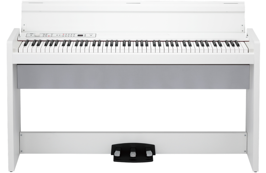 Piano Digital Korg Blanco Con Muble, Tetla Pesada y Pedales Usb